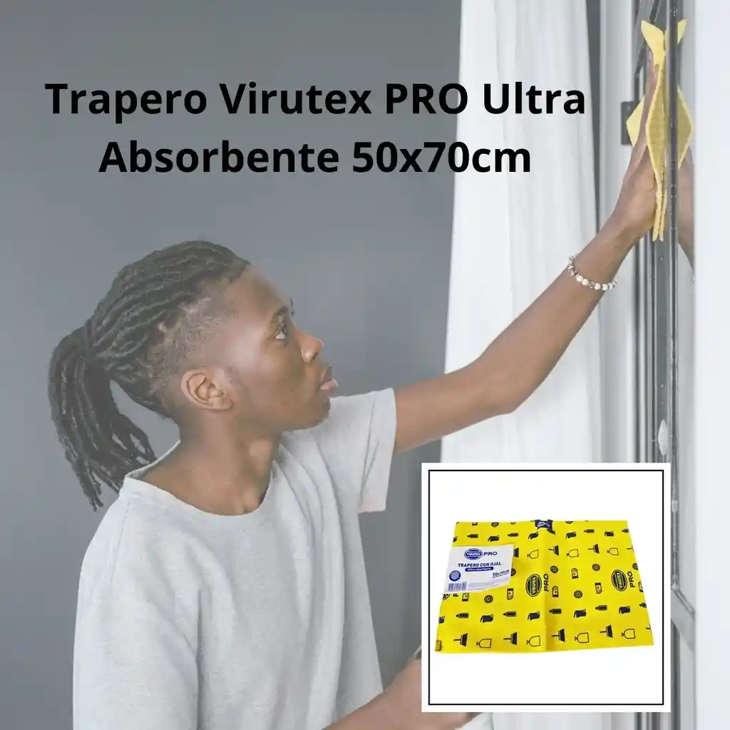 Trapero Virutex Pro Ultra Absorbente 50x70cm | Limpieza De Calidad