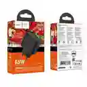 Kit De Carga High Power Turbo Cs63a Hoco Carga Rápida Pd 65w