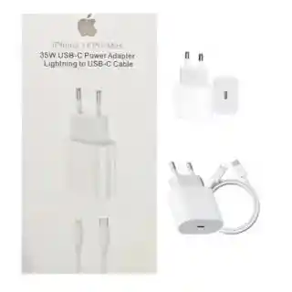 Kit De Carga Iphone Certificado Con Entrada Tipo C Carga Rápida 35w