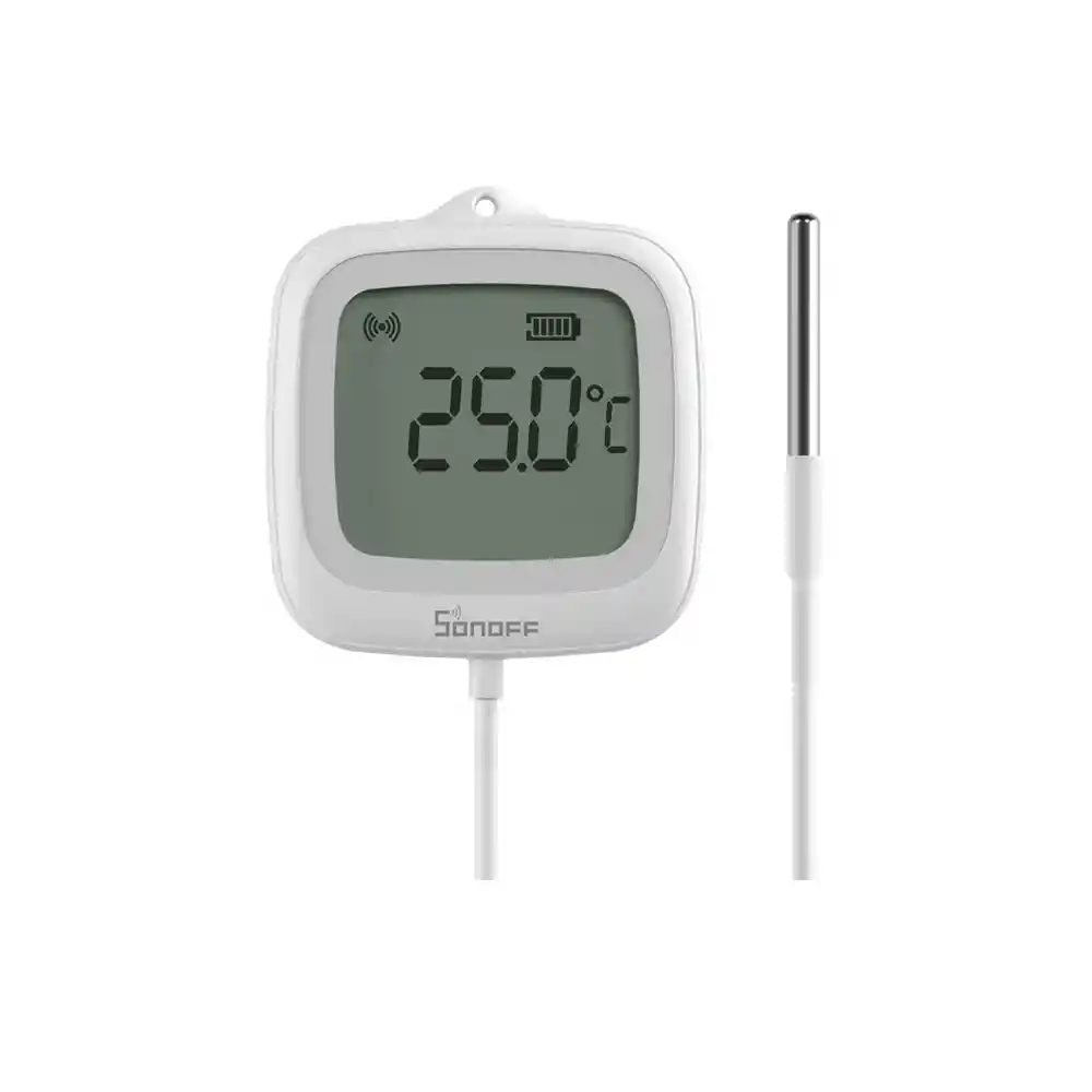Sensor De Temperatura Zigbee Lcd Ip65 Con Sonda – Sonoff Snzb-02ld