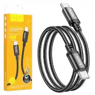 Cable Carga Y Data X89 Hoco Tipo C- Tipo C 1 Mts Power 60w Carga Rápida