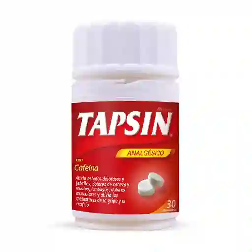 Tapsin Con Cafeina Comprimidos X 30