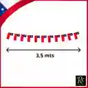 Guirnalda De Banderas De Chile 3.5 Metros - Regalos Chic