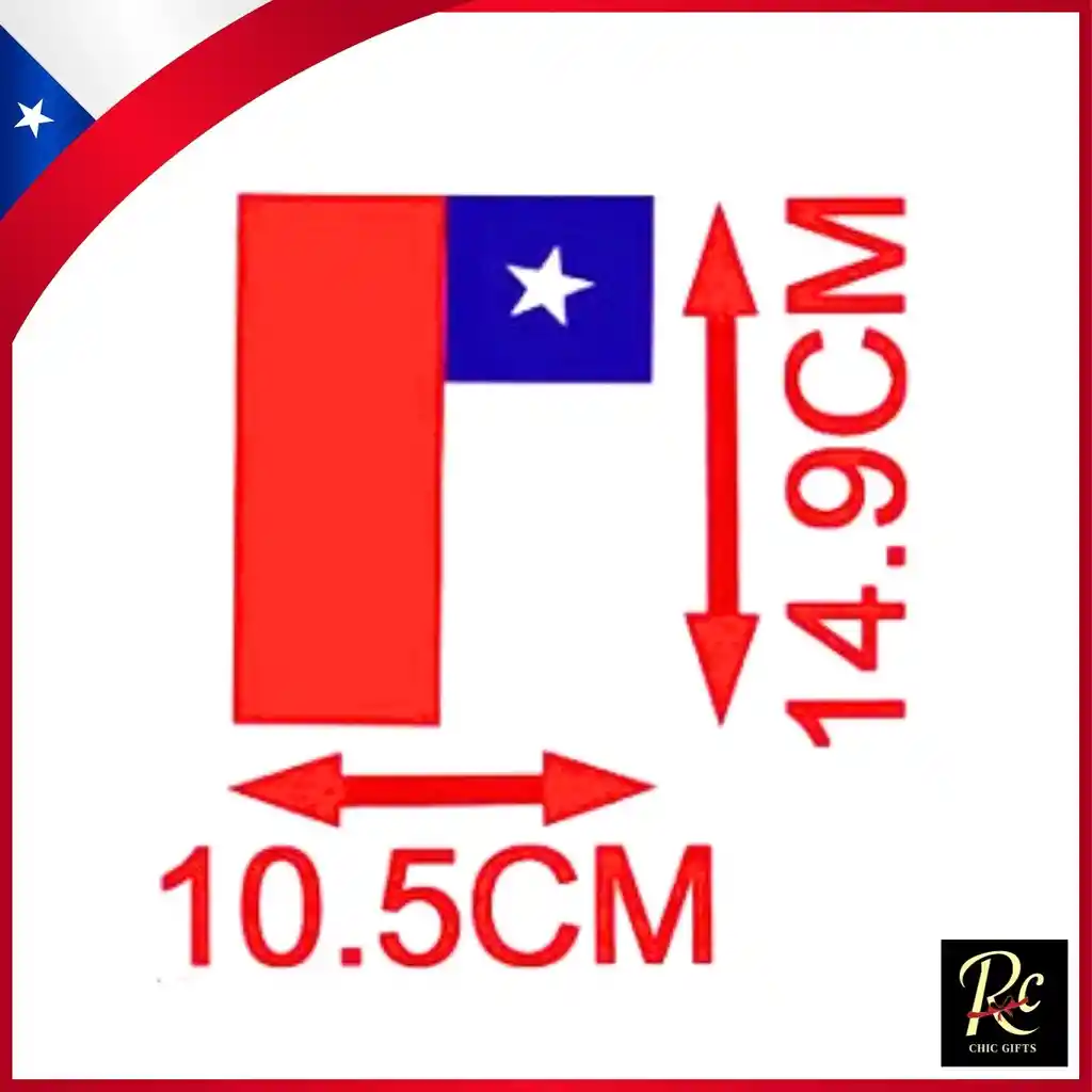 Guirnalda De Banderas De Chile 3.5 Metros - Regalos Chic