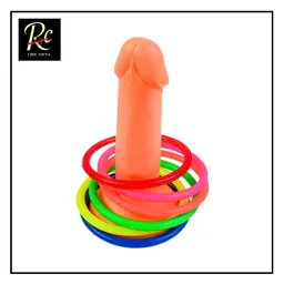 Juego Aros Despedida De Soltera 7 Piezas | Anillo Lanzamiento Fiesta Divertida | Regalos Chic