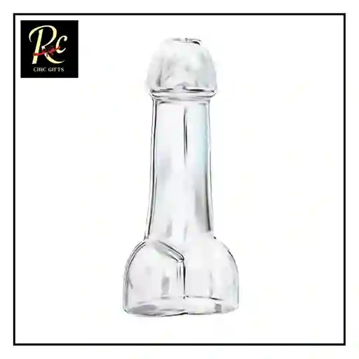 Copa De Vidrio En Forma De Pene 150ml | Vaso Novedoso Fiesta Adultos | Regalos Chic