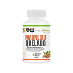 Magnesio Quelado 500mg (60cap) Health Natural