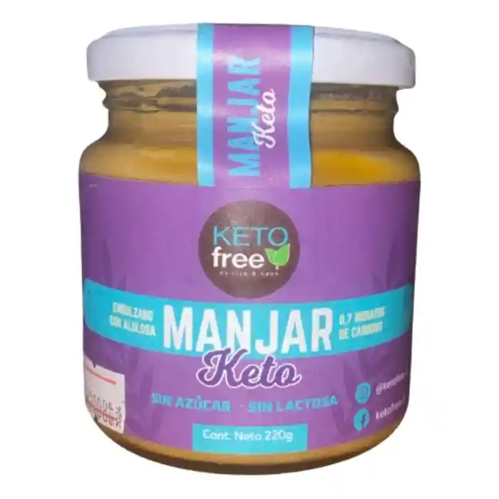 Manjar Sin Lactosa Keto Ketofree