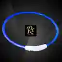 Collar Usb Camuflaje Led Azul Para Perros | Brillante, Impermeable Y Recargable | ¡seguridad Nocturna Y Estilo Para Tu Mascota En Chile!
