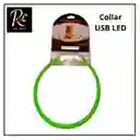Collar Led Verde Usb Perro Camuflaje | Brillante, Impermeable, Recargable | Seguridad Y Estilo Mascotas | Regalos Chic