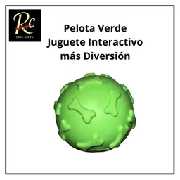 Pelota Verde Juguete Interactivo Para Perros | Resistente, Sonajero | ¡diversión Asegurada Y Salud Dental! Regalos Chic