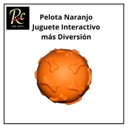 Pelota Naranjo Juguete Interactivo Para Perros | Resistente, Sonajero | ¡diversión Asegurada Y Salud Dental! Regalos Chic