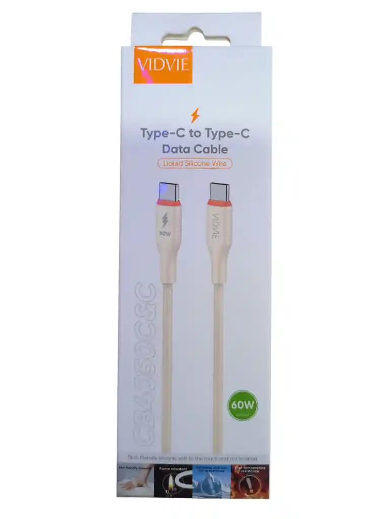 Cable Vidvie Type-c To Type-c