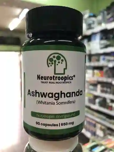 Ashwagandha 650mg 90 Caps Neurotroopics