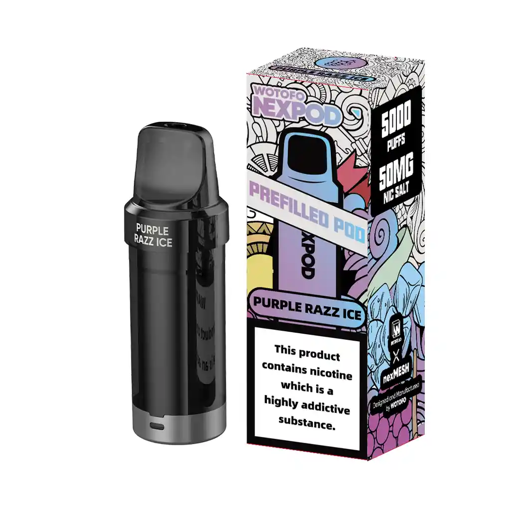 Wotofo Nexpod Recarga 5000 Puff - Purple Razz Ice