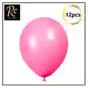 Globos Rosados Pastel De 23cm (12 Pzs) | Látex Premium Para Fiestas "regalos Chic