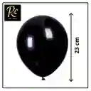 Globos Negros De 23cm (12 Pzs) | Látex Premium Para Fiestas "regalos Chic