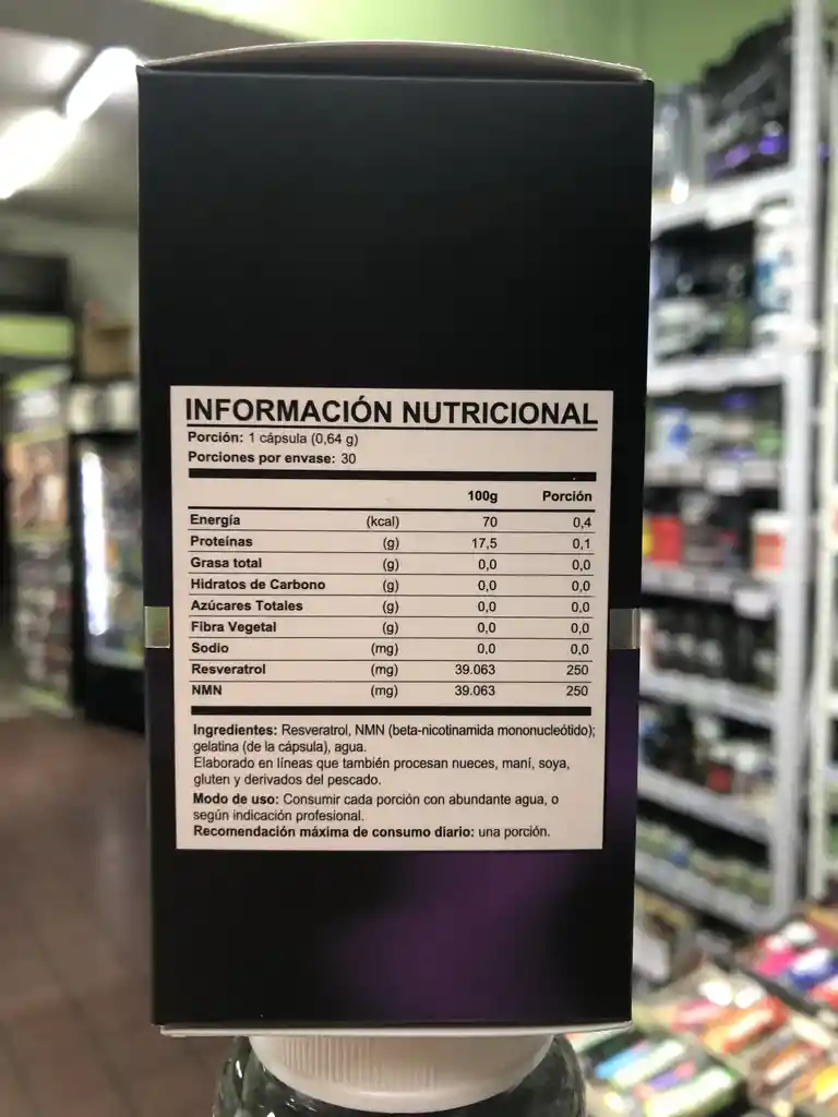 Resveratrol + Nmn 500mg 30 Caps Fnl