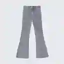 Pantalón Flare R Gris 44 Mujer Raindoor