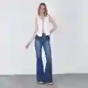 Pantalón Flare R Azul 40 Mujer Raindoor