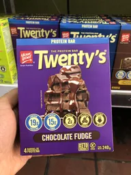 Caja Barra Twentys Your Goal Chocolate Fudge 4 Unidades