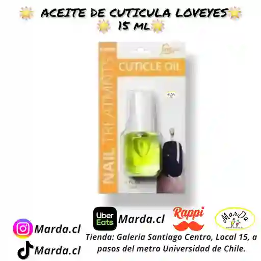 Aceite De Cuticulas Loveyes 15 Ml
