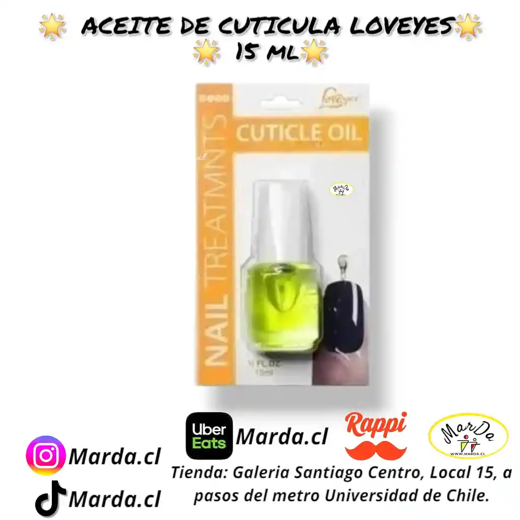 Aceite De Cuticulas Loveyes 15 Ml