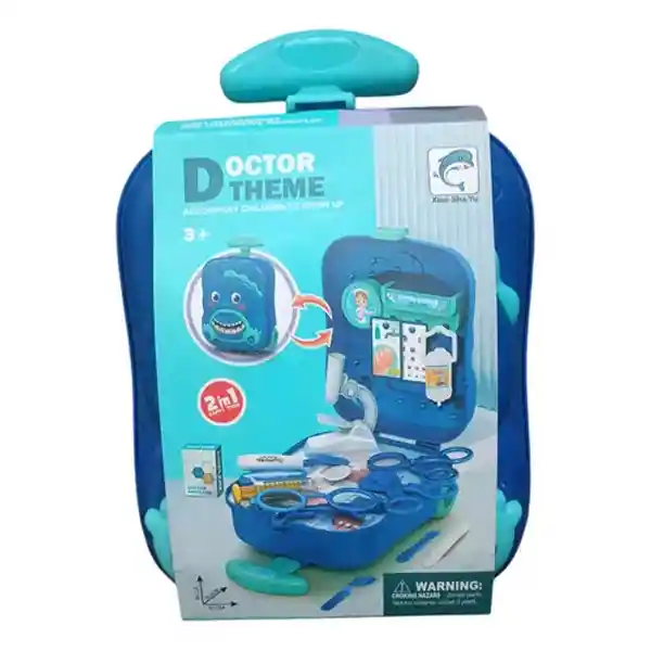 Set De Doctor Medico Para Niños 2 En 1 Azul – Mile