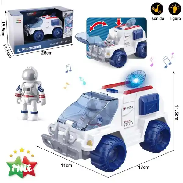 Auto Espacial Luz Y Sonido – Mile