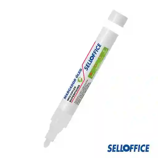 Marcador Permanente Óleo Blanco