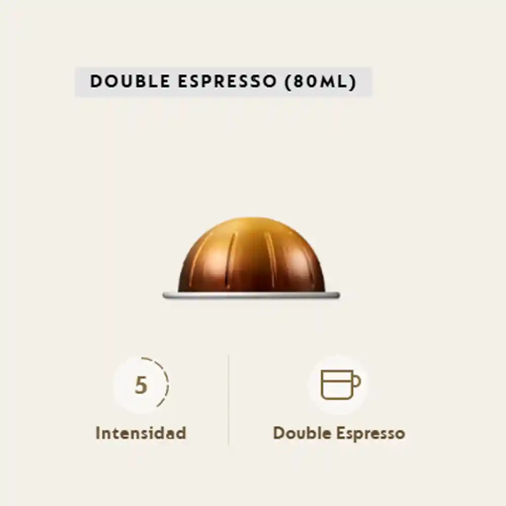 Nespresso Café En Cápsula Double Espresso Dolce