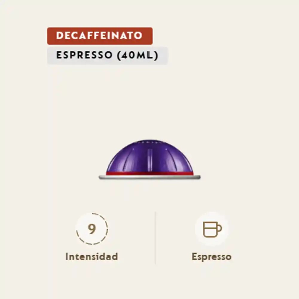 Nespresso Café En Cápsula Altissio Decaffeinato