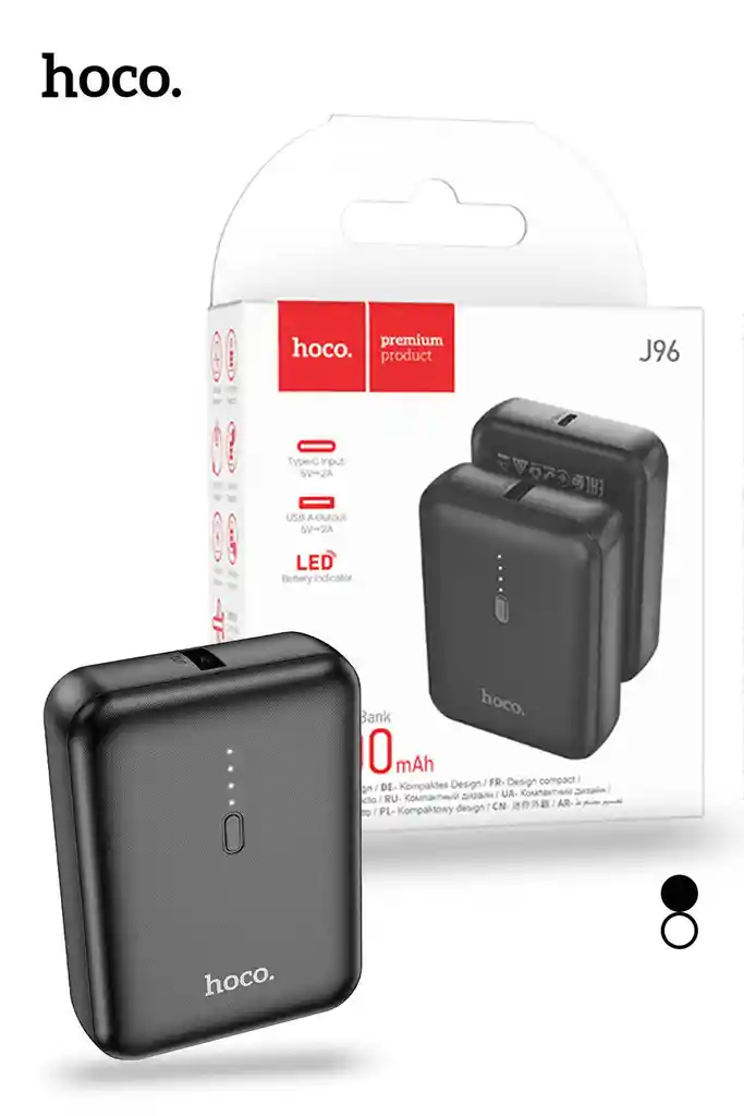 Power Bank Hoco J96 Negra
