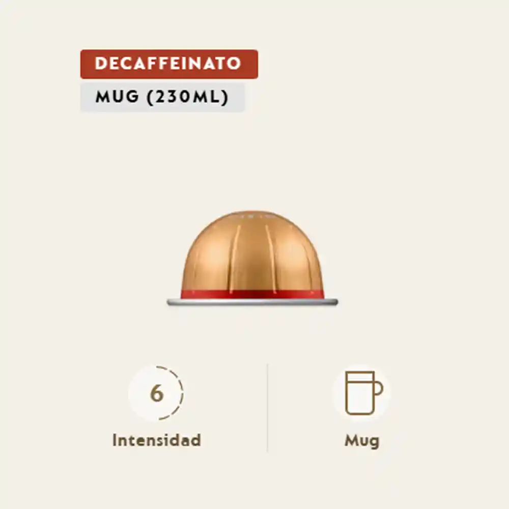 Nespresso Café En Cápsula Melozio Decaffeinato