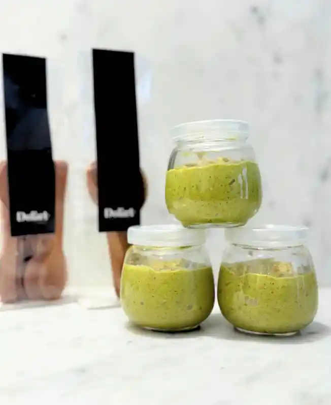 Frasco Relleno Barra Pistacho (pistacho + Knafe) 100 Grms