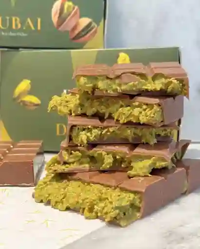 Barra Pistacho Viral De Dubai - Chocolate Leche