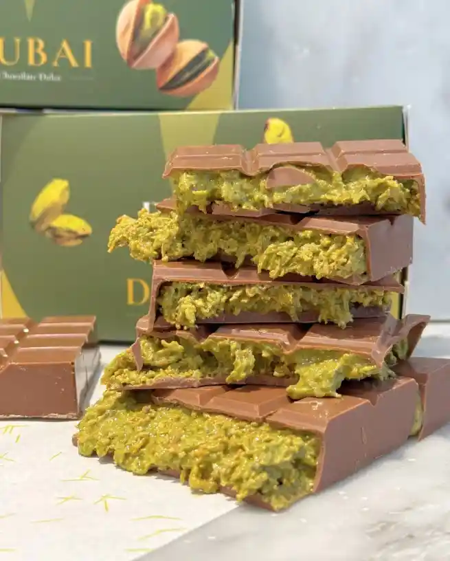 Barra Pistacho Viral De Dubai - Chocolate Leche