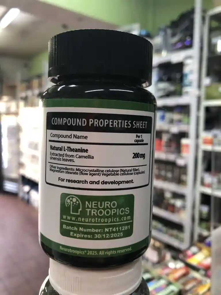 L-theanina 200mg 60 Caps Neurotroopics