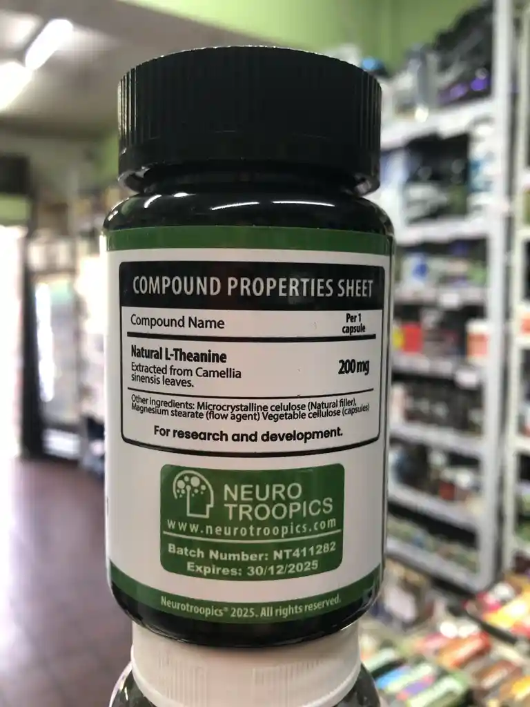 L-theanina 200mg 30 Caps Neurotroopics
