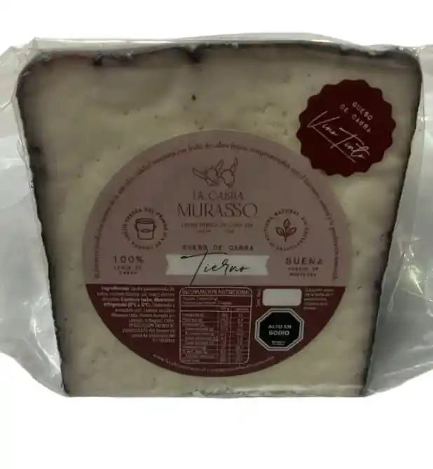 Queso De Cabra Tierno Al Vino Cuña 180g La Cabra Murasso