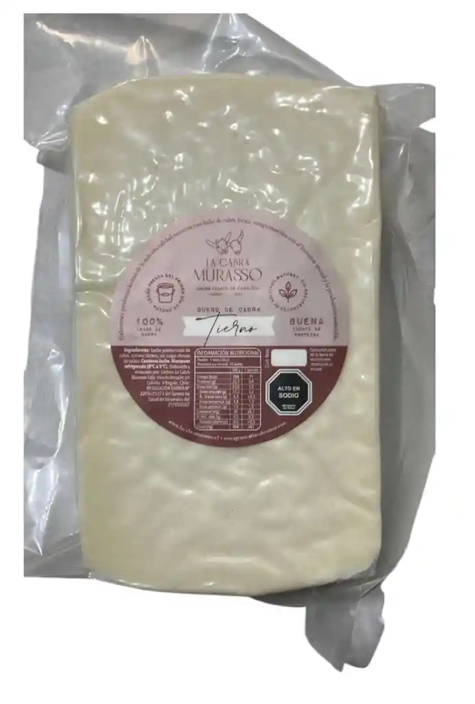 Queso De Cabra Tierno Rectangular 200g La Cabra Murasso