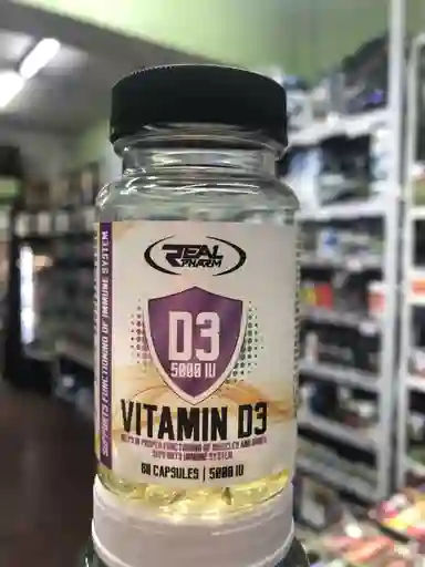 Vitamina D3 5000 Ui 60 Caps Real Pharm