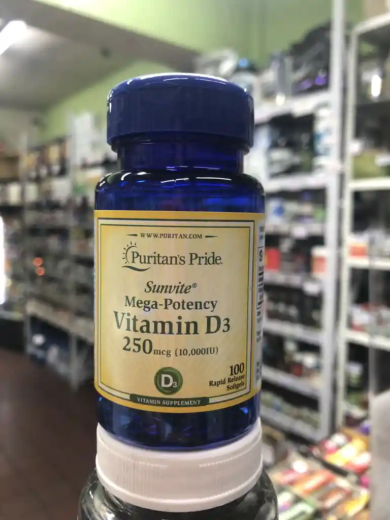Vitamina D3 10000 Ui 100 Caps Puritan's Pride
