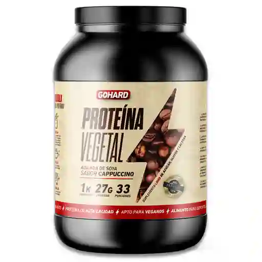 Proteina Gohard Vegetal Soya Gohard 1kg Sabor Cappuccino