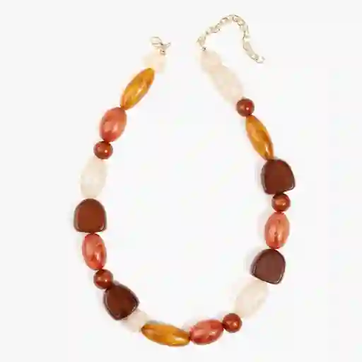 Collar Piedras Café