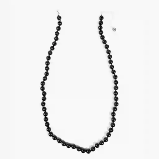 Collar Largo Borlas Negro