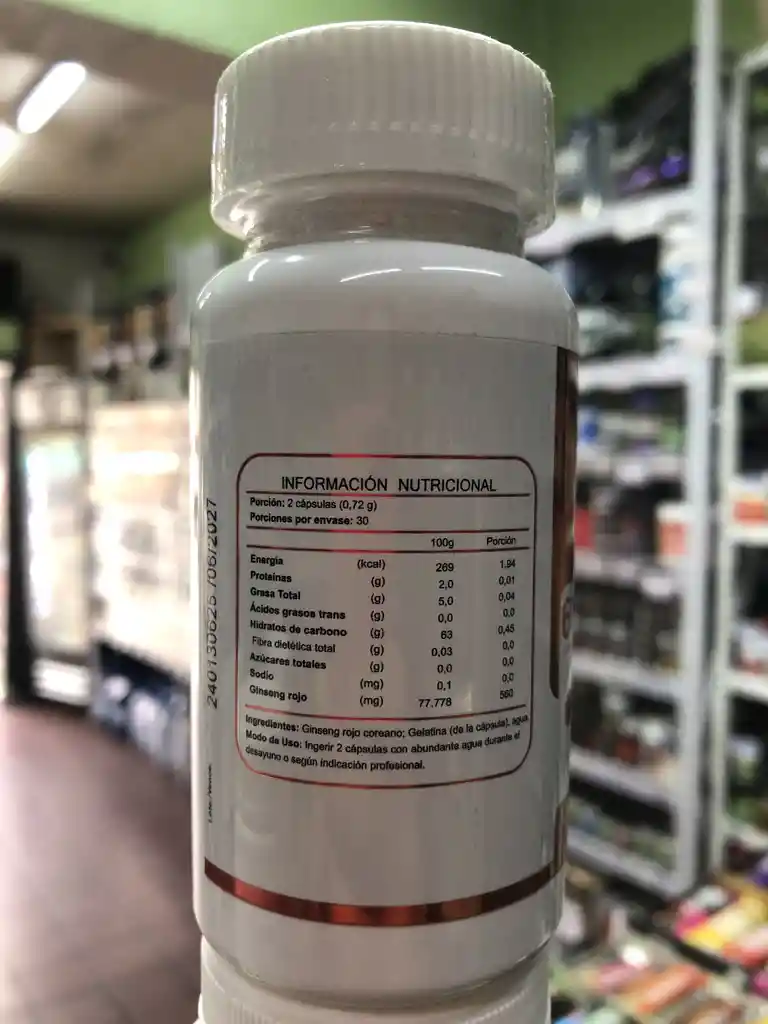 Ginseng 280mg 60 Caps Fnl