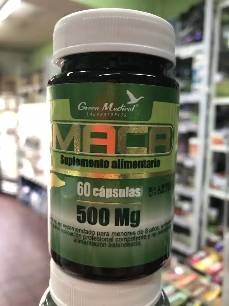 Maca 500mg 60 Caps Green Medical