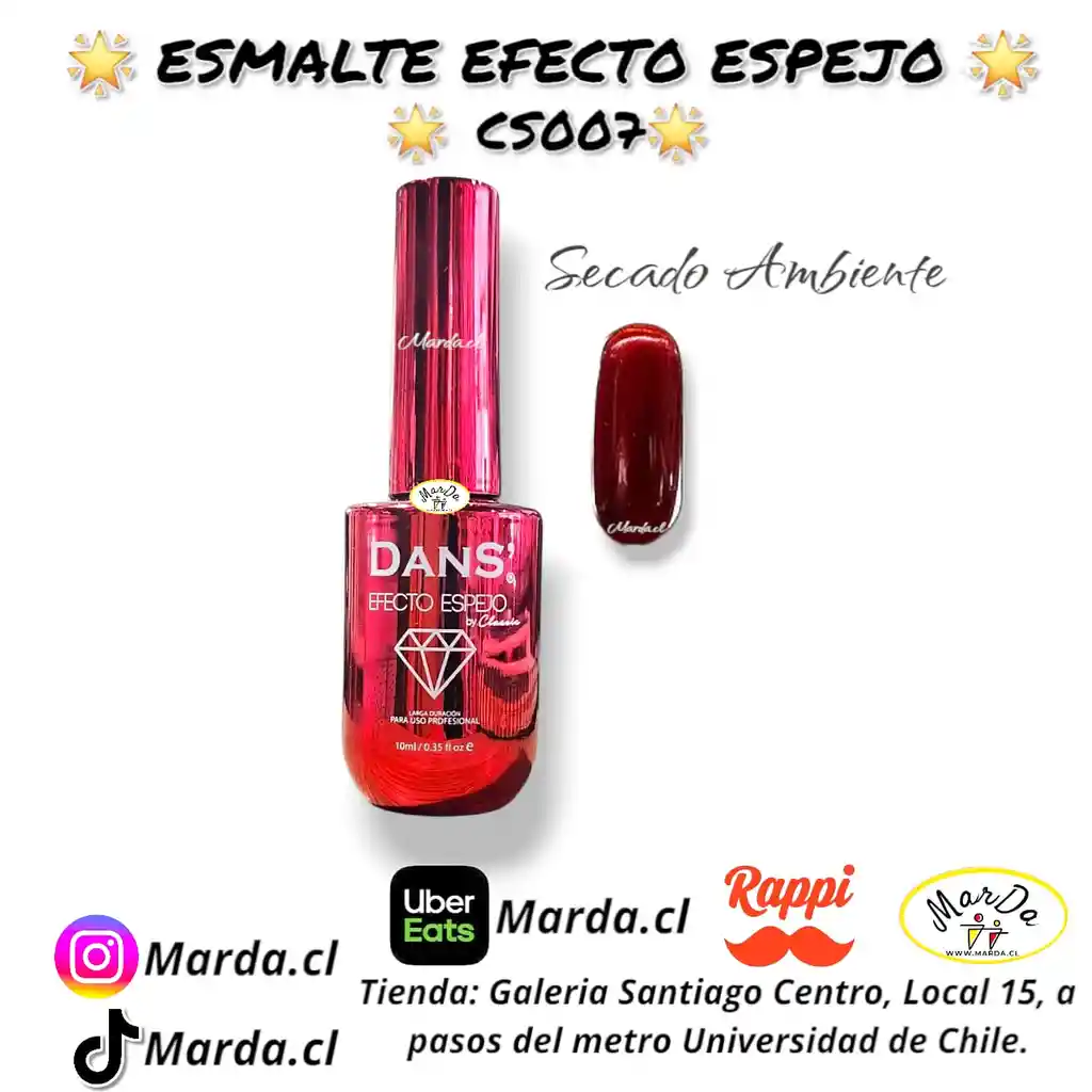 Esmalte Efecto Espejo Cs007