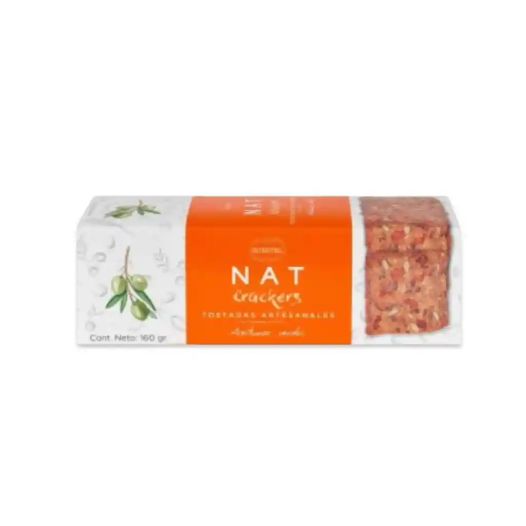 Galletas Aceitunas Verdes Nat Crackers 160 Gr